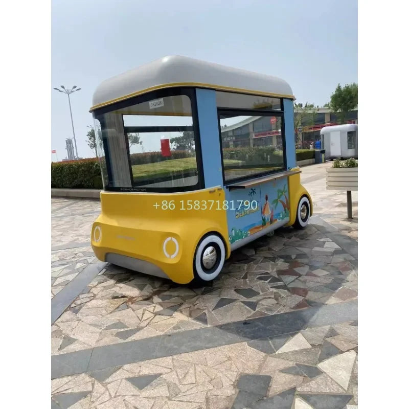 Widely Using Food Truck Trailer Kitchen Fully Equipped Mobile Fast Food Cart Trailer Snack Barbecue Food Truck Full Kitchen