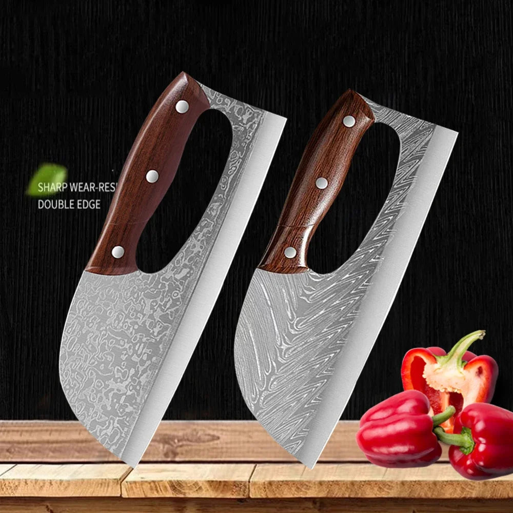 7.8inch Kitchen Knife Multifunctional Effort Saving Knives Household Chopping Knife Meat Cleaver Butcher Knife Kitchen Supplies
