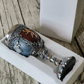 VOFUN-Medieval Knight Badge Beer Mug Stainless Steel Resin Viking Red Wine Glass Medieval Wine Glass Utensils Tea Set Stemware
