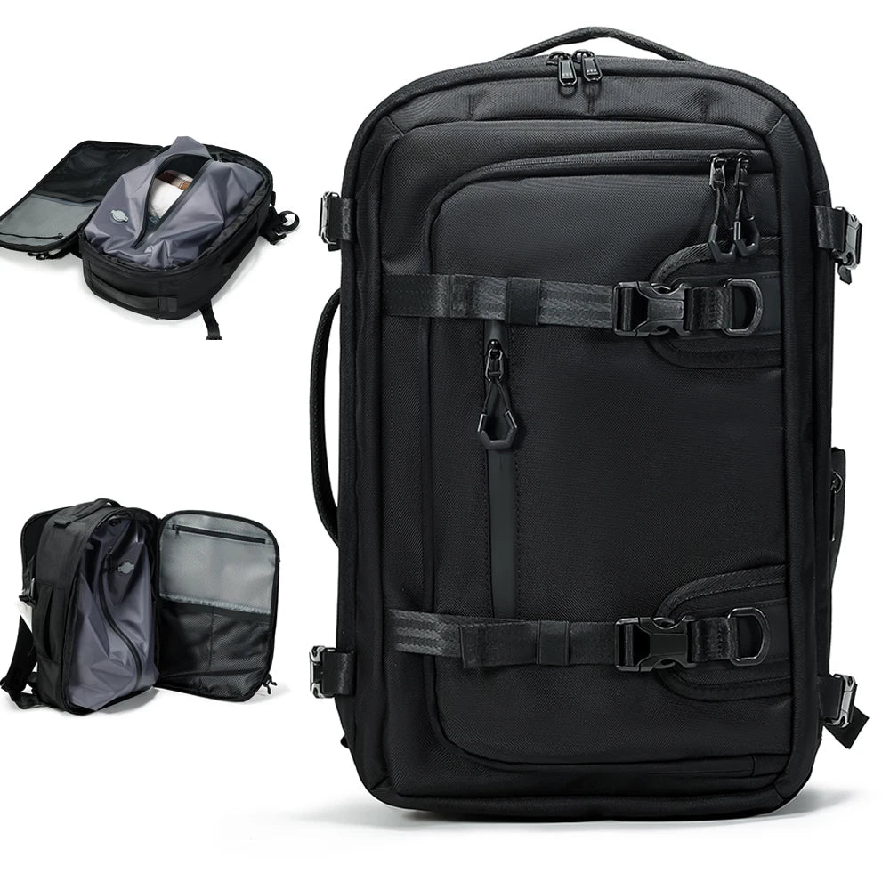 NINGKIN Travel Backpack Vacuum Compression 40L Laptop Backpack Business Large Capacity School Backpack Expanded Hiking Backpack
