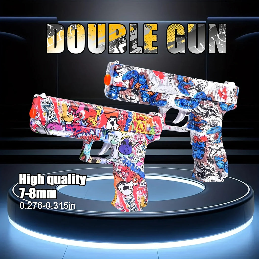 Shooting Toy Gel Ball Blaster, Fully Manual Outdoor Toy Model Without Charging, Suitable For Backyard Game, Gift(without Bullet)