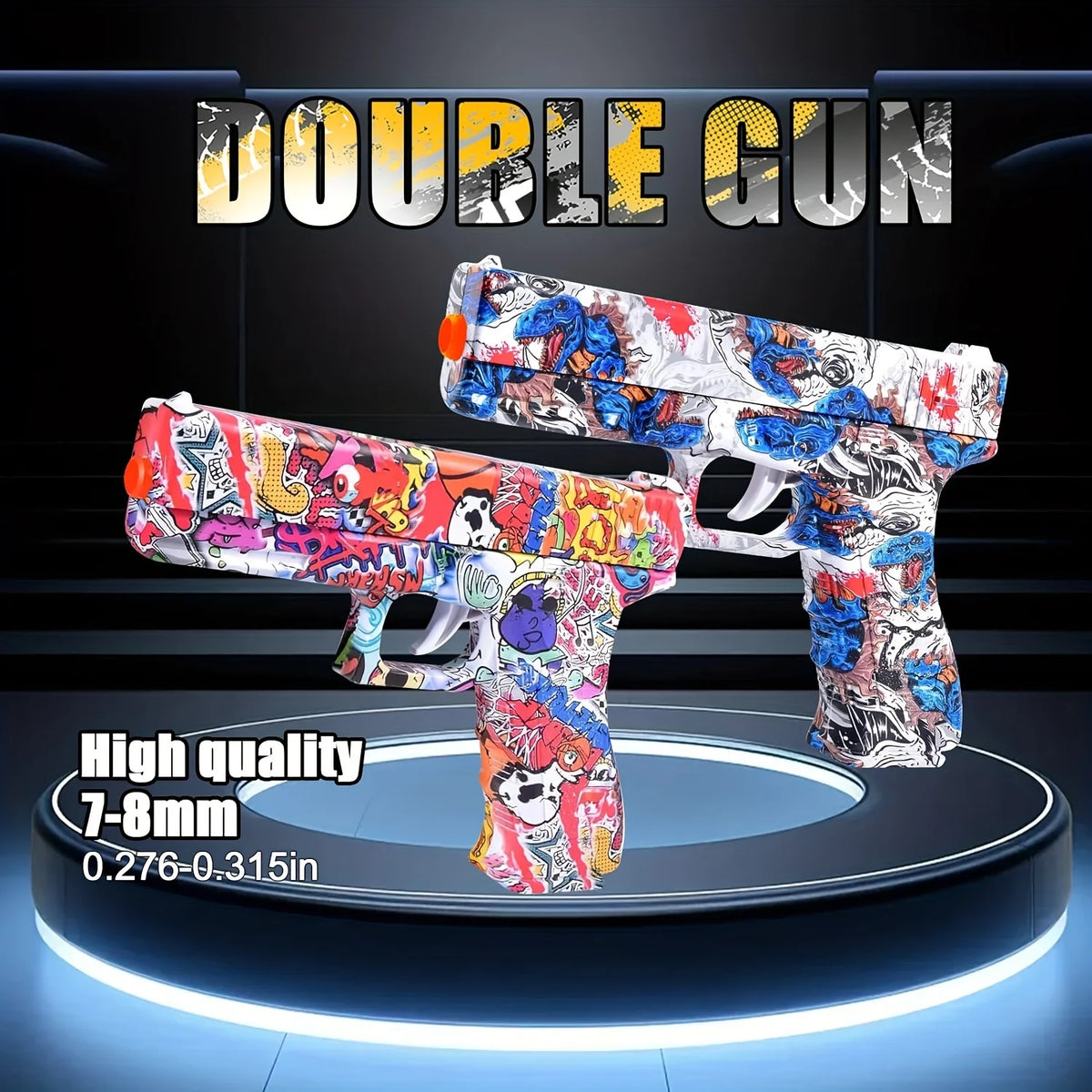 Shooting Toy Gel Ball Blaster, Fully Manual Outdoor Toy Model Without Charging, Suitable For Backyard Game, Gift(without Bullet)
