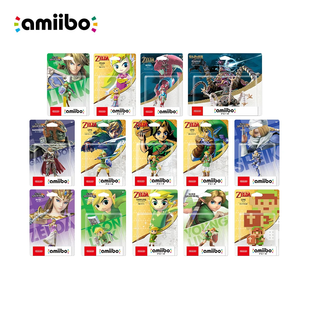 Nintendo Switch  Amiibo Figure - Legend of Zelda Breath of the Wild Figure Archer Rider Guardian   Skyward Link Sheik