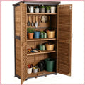 5FT Outdoor Storage Shed with 3-Level Adjustable Shelves, Weather-Resistant for Patio Garden Garage