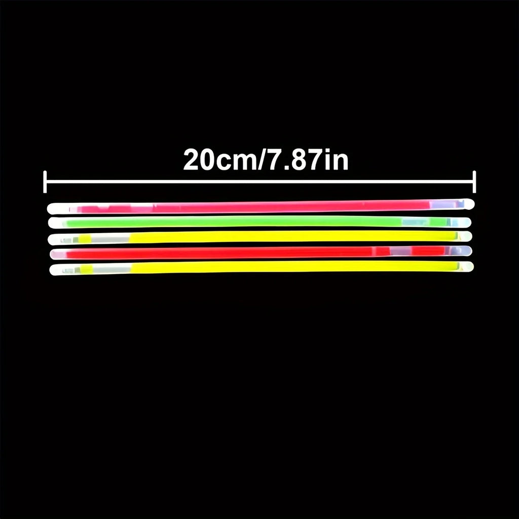 15/35Piece Glow Stick Bulk Set - 8" Multicolor Glow in the Dark Necklaces, Bracelets & Glasses | Party Decor ZSY