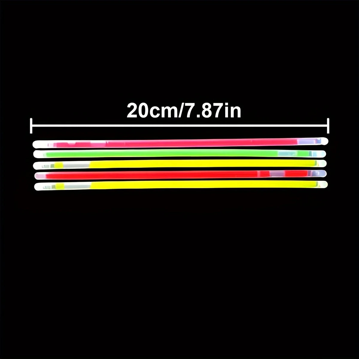 15/35Piece Glow Stick Bulk Set - 8" Multicolor Glow in the Dark Necklaces, Bracelets & Glasses | Party Decor ZSY