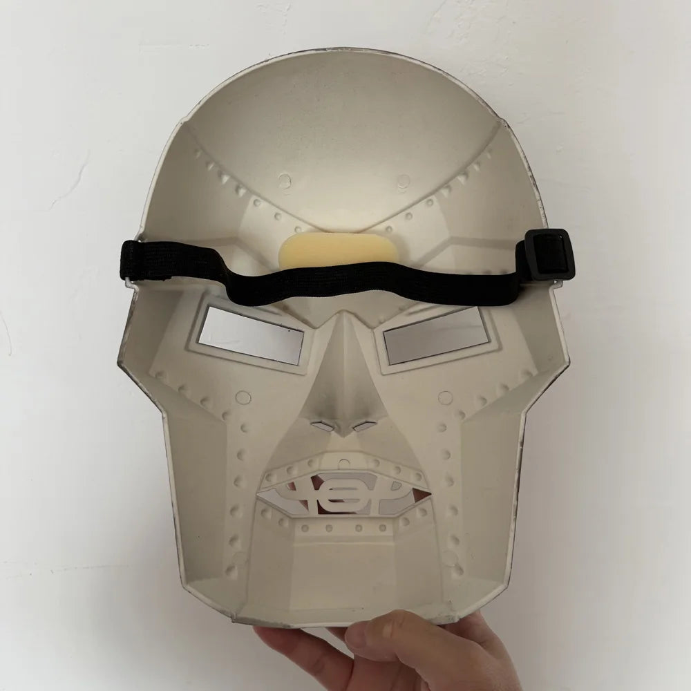 Dr Doom Mask Cosplay Victor Von Doom Thicken Plastic Masks Halloween Carnival Dress Up Party Costume Props Deluxe