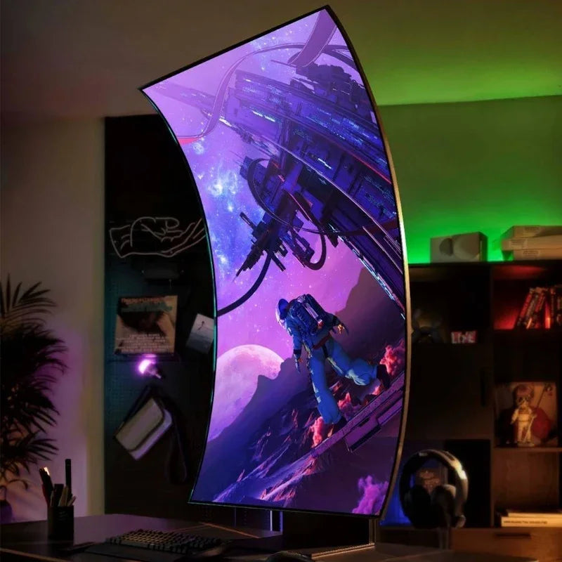 55-Inch Ark MiNi-LED Gaming Monitor 4K165HZ Computer Curved Screen S55CG970NC