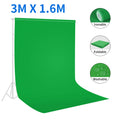Selens Green Screen Backdrop Chroma key 1.6m x 3m Background for Studio Photo Lighting Green Screen Collapsible Background