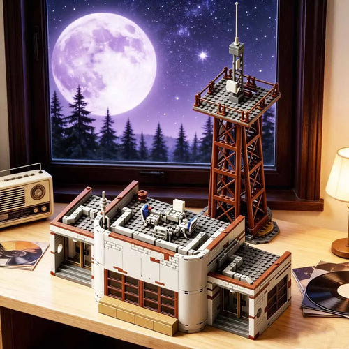 1309pcs MOC WSQK The Squawk Radio Model Stranger Horror TV Building Blocks Assembly Bricks Gifts Toy Decoration Adults Collector