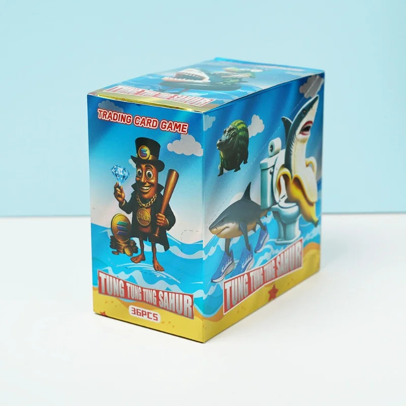 Italian Brainrot Trading Cards Tung Tung Tung Sahur Tralalero Tralala Collection Card Game Collectible Cards Toy Christmas Gifts