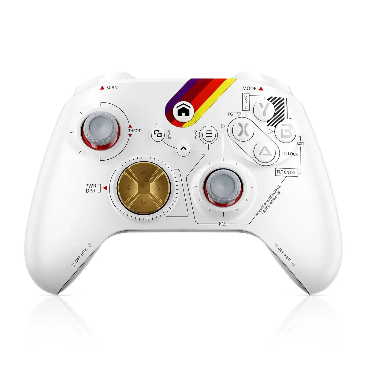 Gaming Gamepad For Xbox One Series X/S Pc With 6-Axis Gyro Sensor Dual Vibration Hall Effect Wireless Game Xbox Controller