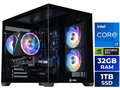 ABS Flux II Aqua Prebuilt Gaming PC - Windows 11 - Intel Core i7-14700F - GeForce RTX 5070 12GB - DLSS 4 - 32GB DDR5 - 1TB NVMe SSD