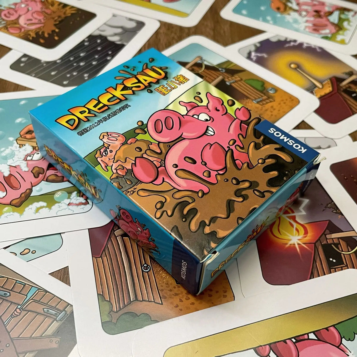 3 types Hot board games Chicken Chiu Chiu Board Game Drecksau Black Sheep Piou Piou Party Game Cards Intellectual Toy Kid Gift