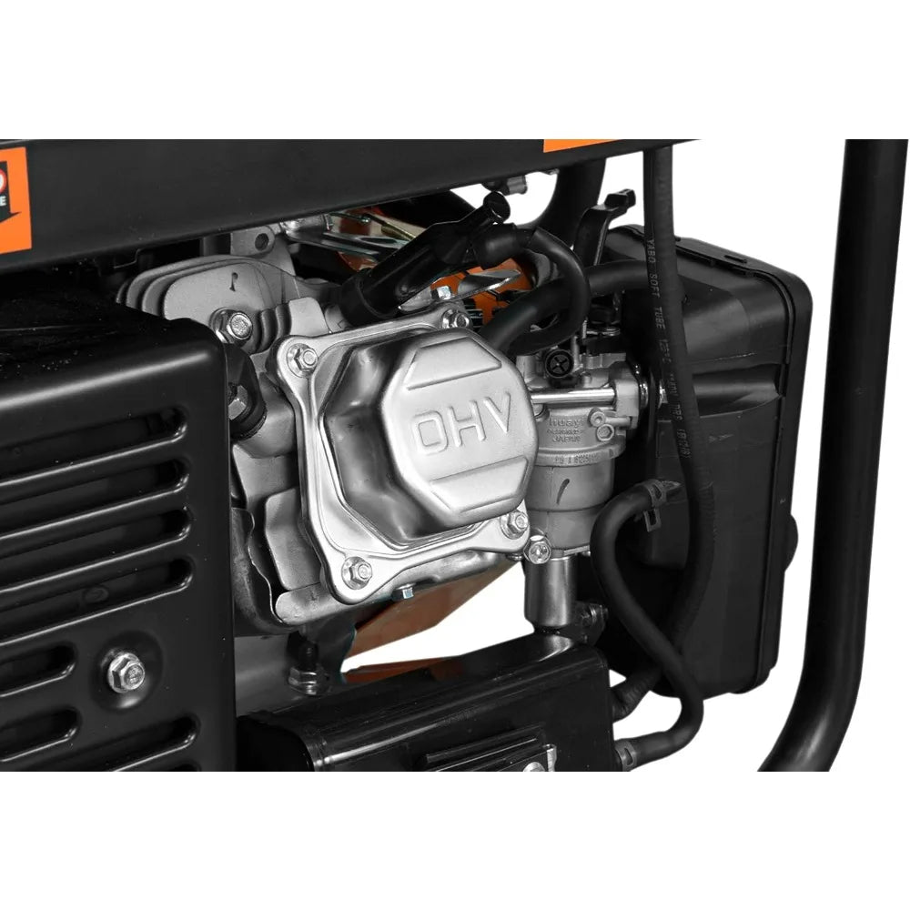 4750Watt 120V/240V Dual Fuel Portable Generator with Wheel Kit and Electric Start DF475T