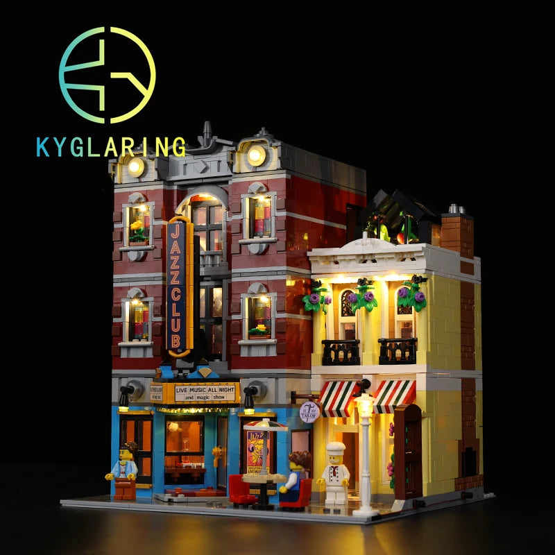 Kyglaring LED Kit For 10312 Jazz Club Lighting Set DIY Toys  (Not Included Building Blocks)