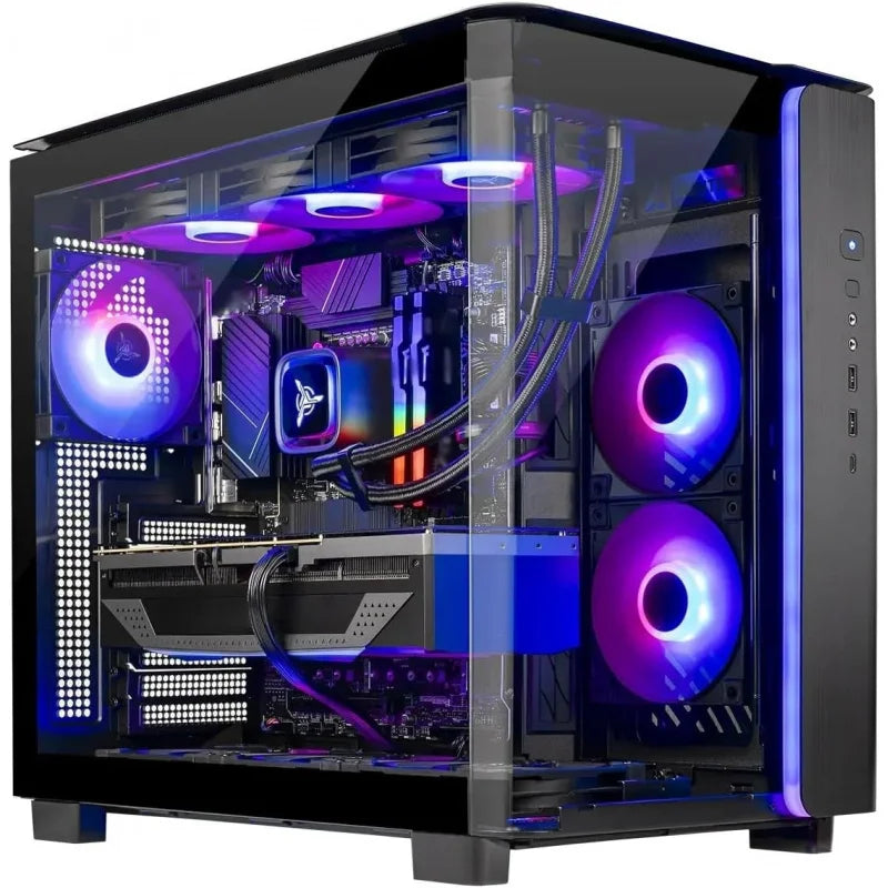 King 95 Gaming PC, Ryzen 7 7700X 4.5GHz, RX 9070 16GB, 2TB Gen4 NVMe SSD, 32GB DDR5 RAM 6000, 850W Gold A