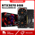 AIBOMAN Computer Graphics Cards RTX3070 8GB NVIDIA GPU GDDR6 256Bit 8Pin+8Pin PCI-E 4.0 rtx3070 8gb Suitable for  Gaming
