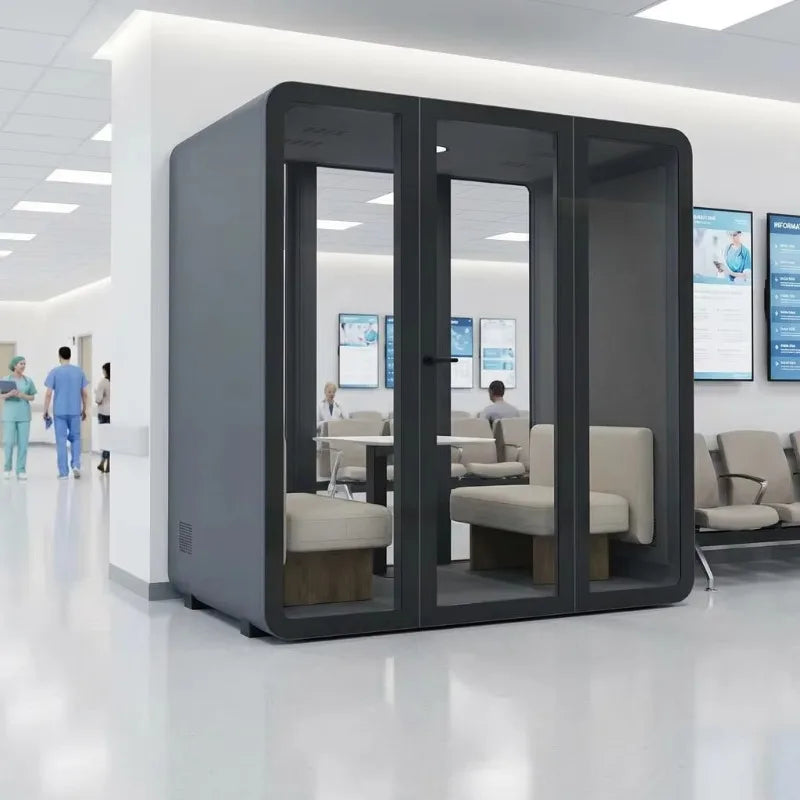 Modular Silent Cabin Customized Movable Sound Insulated Home Office Privacy Booth Acoustic Pod