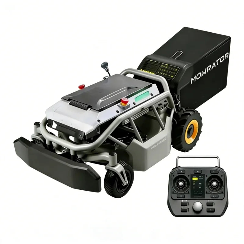 Customized Remote-Control Robotic Lawn Mower with Sensor Slope Control S1 2WD 21'' Battery Suitable for Farm Lawns