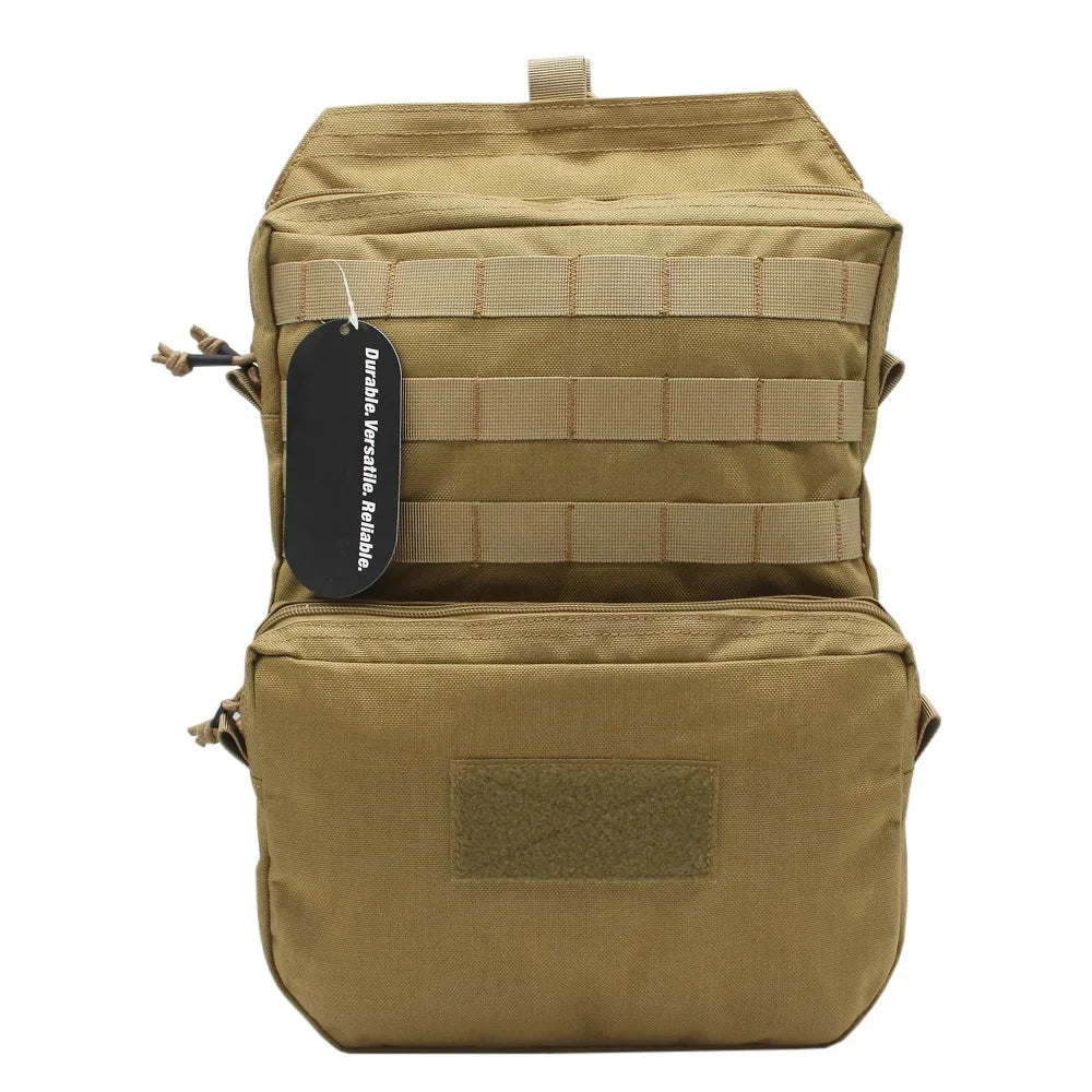 VULPO Tactical Vest Accessory Molle Water Bag Assault Combat Backpack EDC Airsoft Hunting Bag Vest Equipment