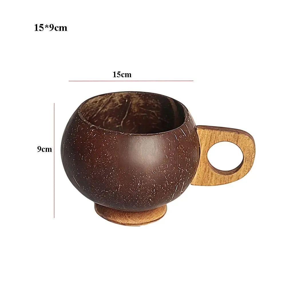 High Quality Handmade Natural Coconut Bowl Geometric Shape 10 Styles Drinking Cup Kitchen Tableware For Acoustic Folk Guitar
