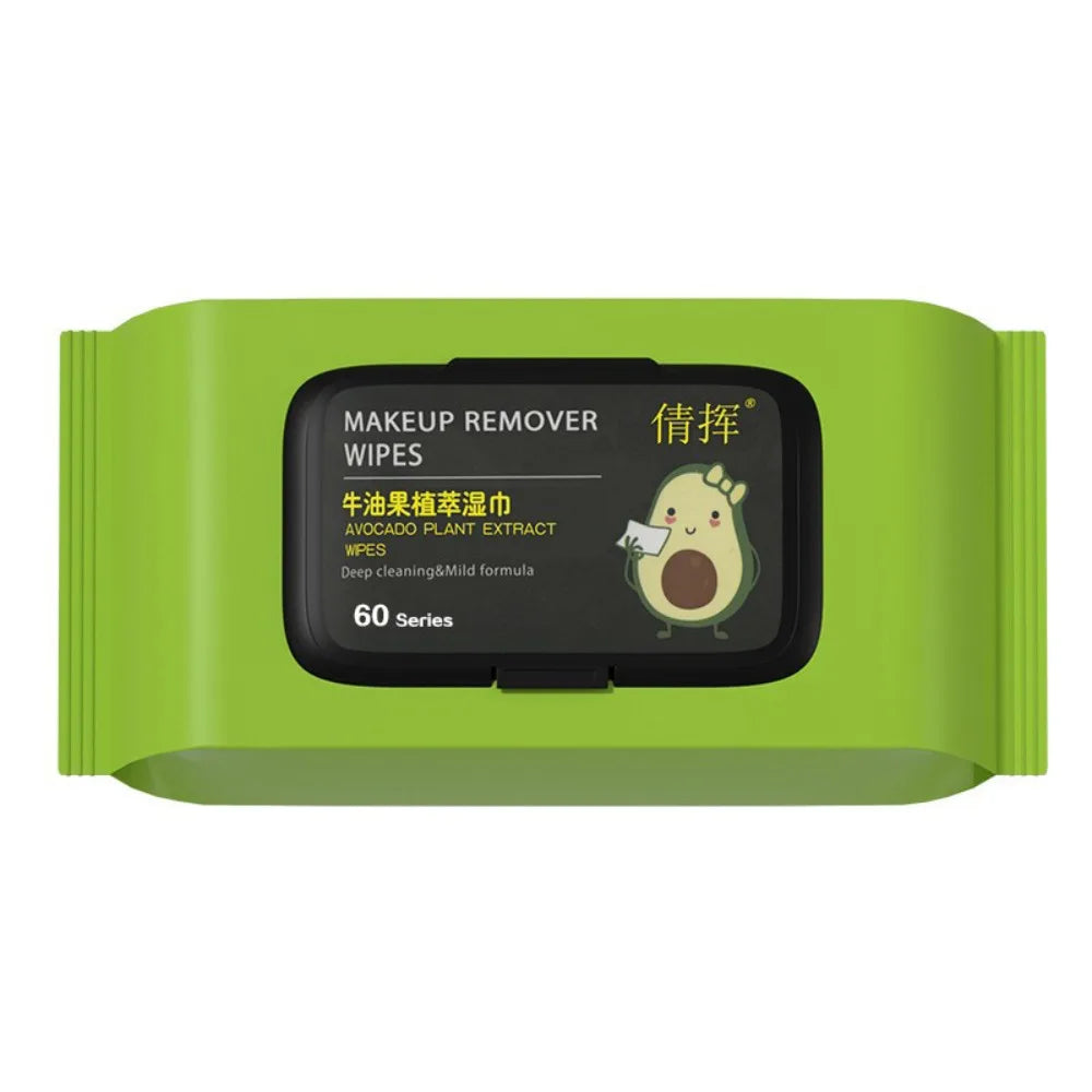 12/60/80PCS Soft Makeup Removal Wipes Cotton Face Cleaner Facial Cleansing Wet Wipes Tool Makeup Accessories