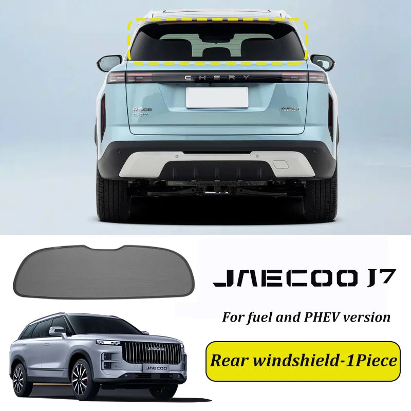 LINNUNU Car Sunshade Side Window Magnetic Mesh Curtain Summer Sun Shade UV Protection For Jaecoo J7 PHEV Fuel SHS Accessories