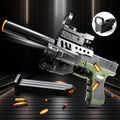 Pistol Toy Gun,Foam Blaster,Shooting With EVA Soft Foam Bullets,Is A Toy To Exercise Physical Coordination,Fun Outdoor Activity
