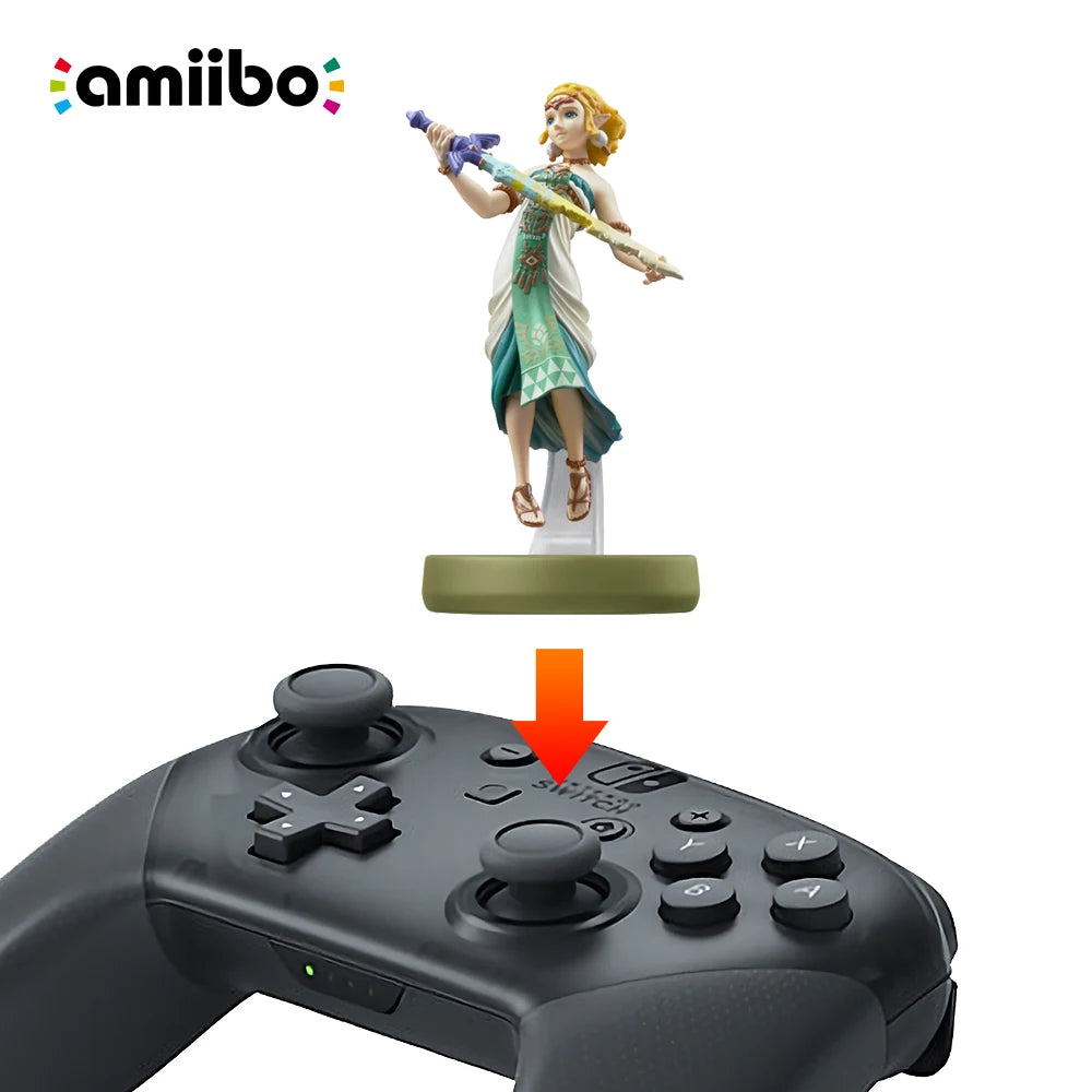 Nintendo Amiibo Figure - The Legend of Zelda: Tears of the Kingdom - Zelda - for Nintendo Switch Console Game Interaction Model