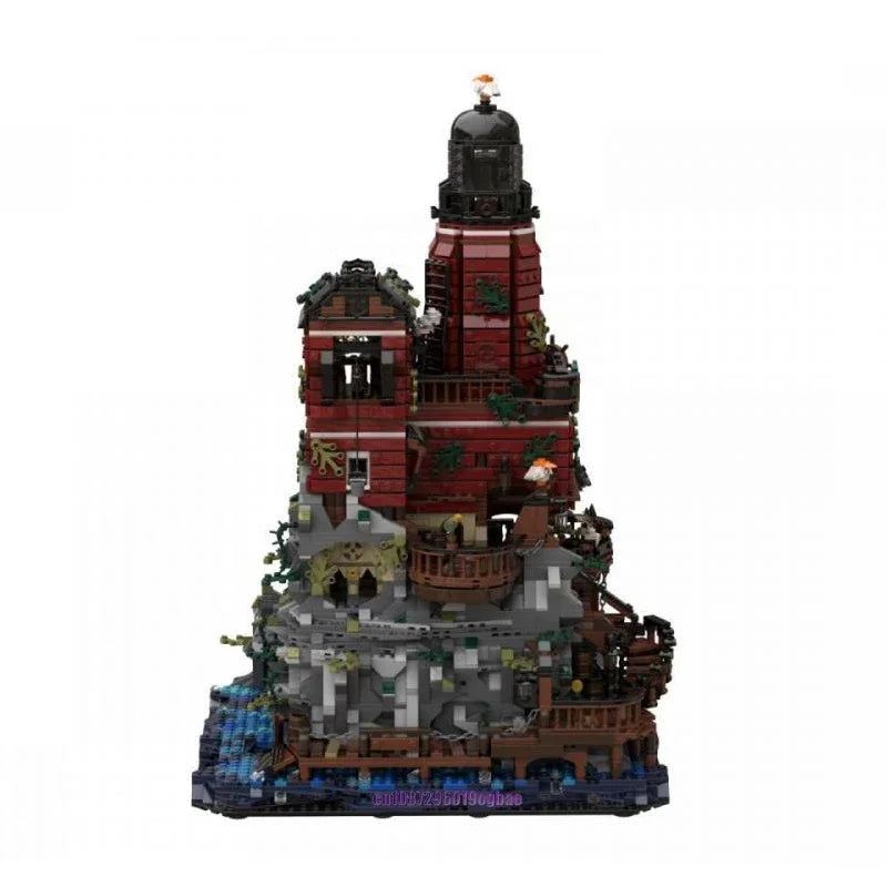 NEW City Hot Selling Street View Moc Lighthouse Astronomer Planetarium model DIY creative ideas Child Toy Assembly Puzzle Gift