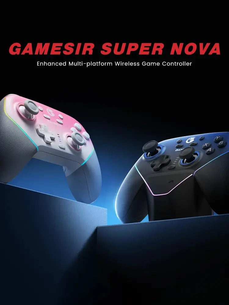 Gamesir Super Nova T4N Nova Pro Wireless Controller Bluetooth Gamepad Hall Effect Joysticks for PC Nintendo Switch Android iOS