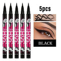 1/5/12PCS Black Liquid Eyeliner Set Waterproof Quick Dry Ultra Fine Smooth Eye Liner Pencil Pen Makeup Cosmetic Beauty Tools