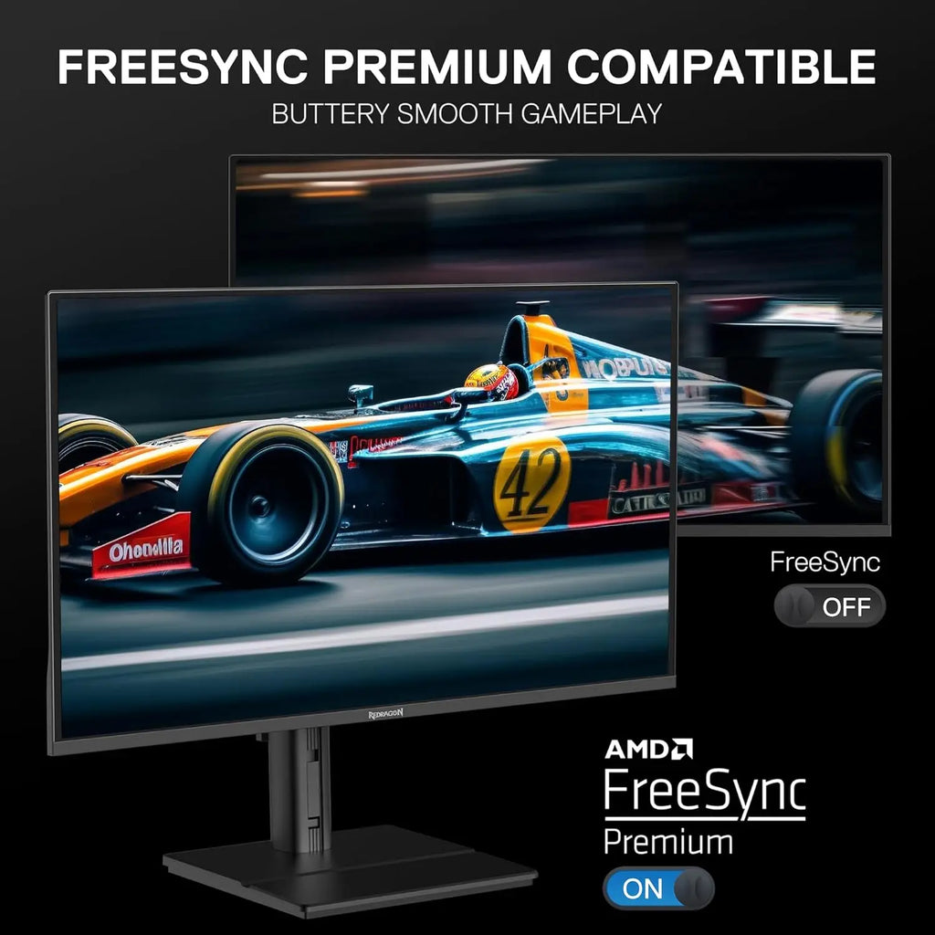 Redragon Gm272 27" Oled Flat Gaming Monitor - Qhd 2560X1440, 360Hz, 0.03Ms Gtg, Amd Freesync Premium, 99% Dci-P3