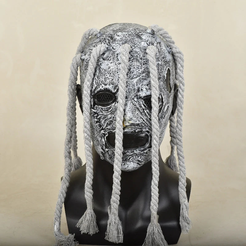 Joey Mask Jordison Band Slip Cosplay Knot Accessories Men Halloween Masquerade Male Scary Full Face Helmet For Disguise Roleplay