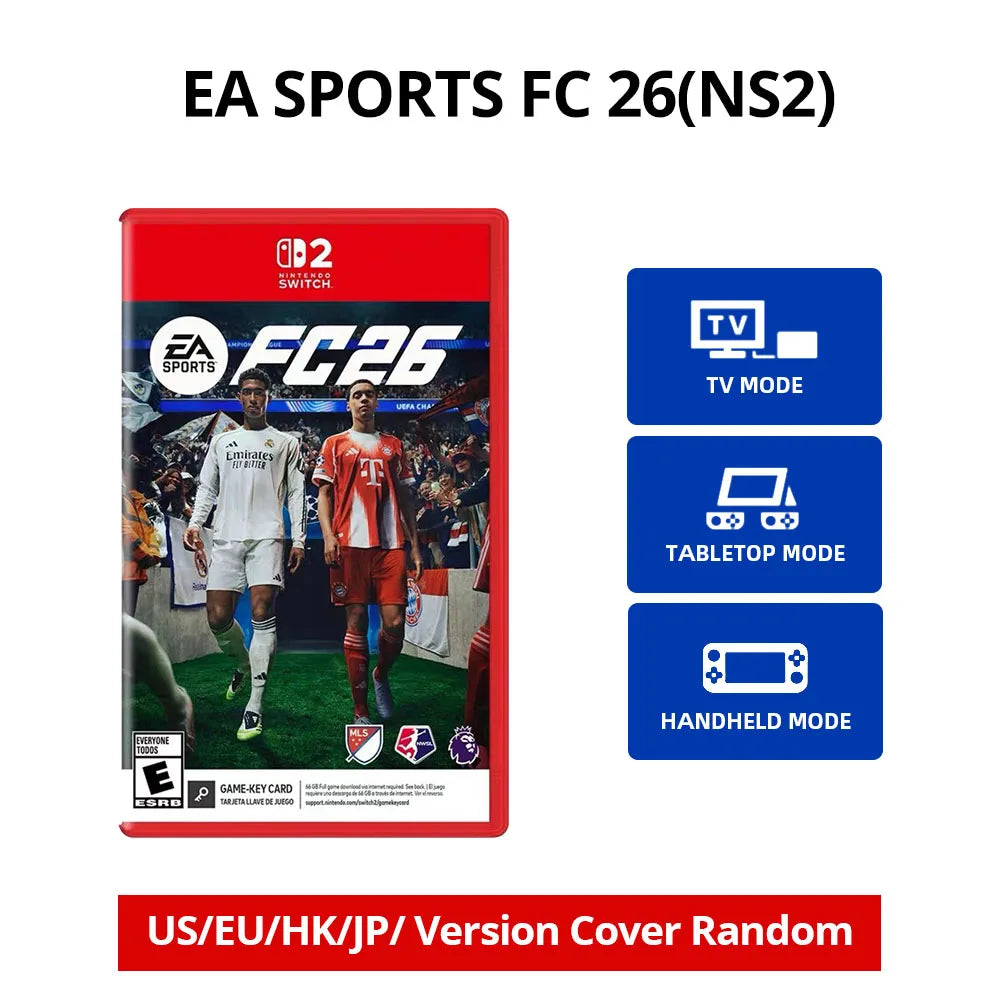 Nintendo Switch Game - EASPORTS FC26 - for NS1/ NS2 Games Cartridge Physical Card