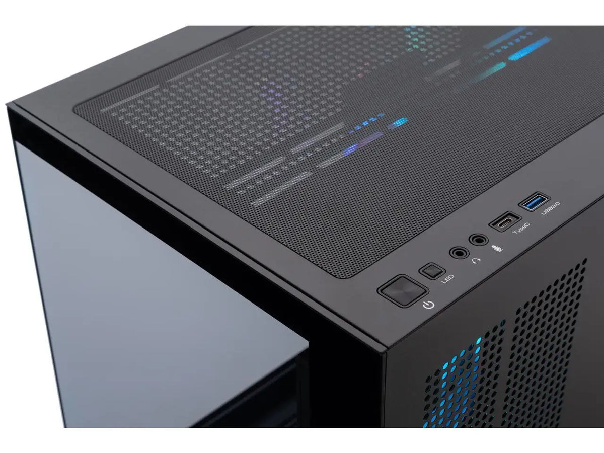 ABS Flux II Aqua Prebuilt Gaming PC - Windows 11 - Intel Core i7-14700F - GeForce RTX 5070 12GB - DLSS 4 - 32GB DDR5 - 1TB NVMe SSD