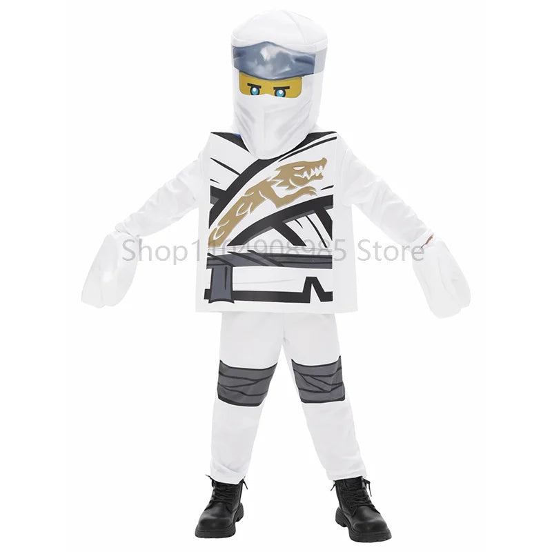 Anime Game Ninja Costumes for Boys and Girls Sets Halloween Children's Cosplay Performance Costumes Sutit