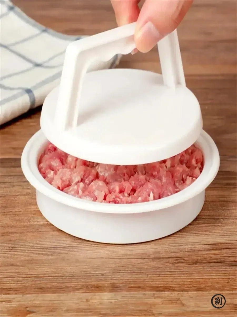 1PC Stuffed Hamburger Press, Plastic Burger Maker Mould for Grill & BBQ, Meat Patty Press Kitchen Tool