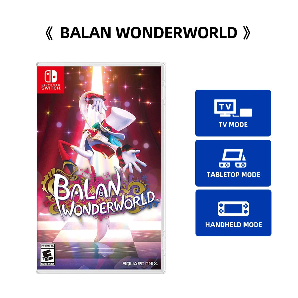 Nintendo Switch Game Deals - BALAN WONDERWORLD - Original Games Cartridge Physical Card Platformer for Switch OLED
