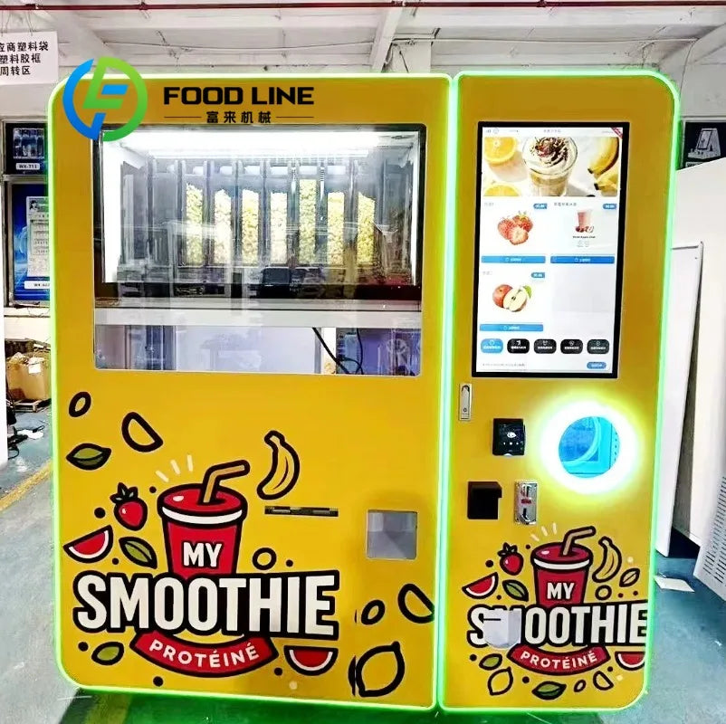 Fruit Smoothy Vending Machine, Smoothie Vending Machine | Fresh Fruit Automatic Mixer | for Restaurant/Retail/Festival
