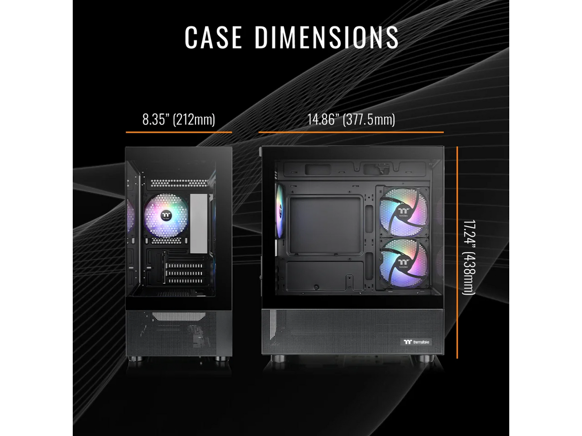 Thermaltake LCGS NE i1460-V170B Gaming Desktop (Intel Core i5-14600K, ToughRam 16GB DDR5 6000MT/s RGB Memory, NVIDIA GeForce RTX 5060, 1TB NVMe M.2, WiFi, Windows 11) N17B-B760-560-LCS