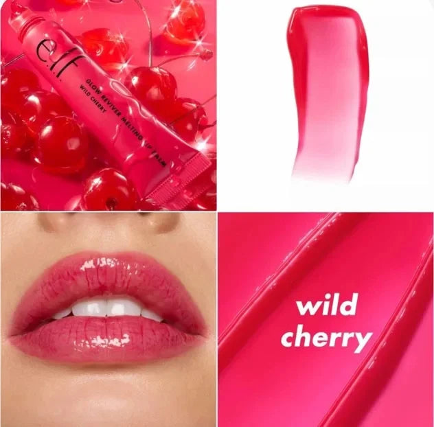 Elf Putty Blushcream Blush Balm in Pink Tones Bora Bora Matte Pearlescent and Shimmering Lip Glaze for Moisturizing Lips Makeup