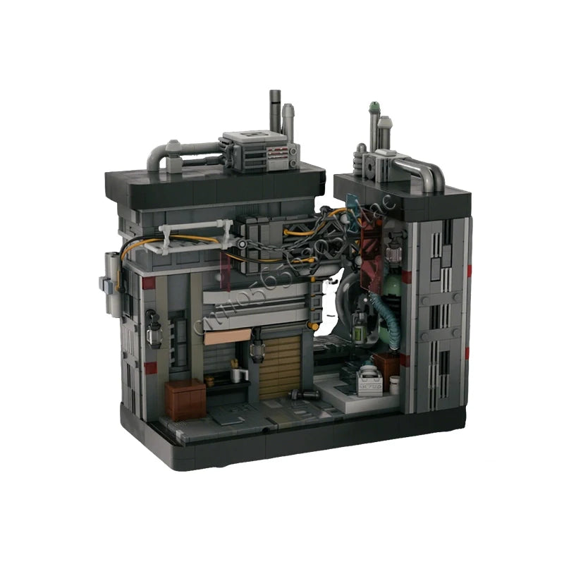 874PCS MOC Star Battle Series Coruscant Low Concentration Model Building Block Brick Creative Assembly Educational Toys Gifts