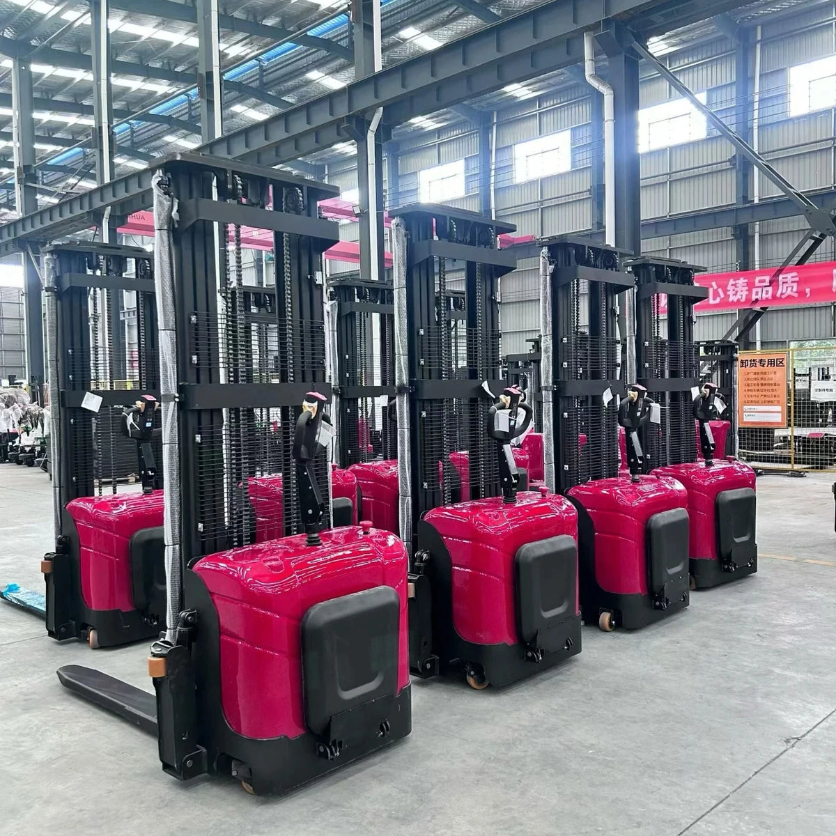 High Quality Durable Full Electric Stacker Industrial Heavy Duty Lifting Machine High Capacity Forklift Equipment TOP Electric