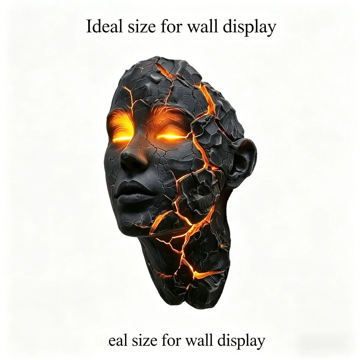 Cracked Soul Wall Lights Shattered Soul Wall Lamps Creative Figurine Luminous Resin Ornaments Sculpture Home Decorations