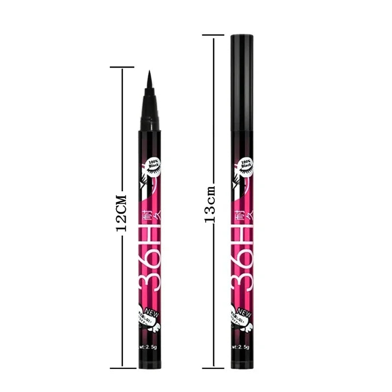 1/5/12PCS Black Liquid Eyeliner Set Waterproof Quick Dry Ultra Fine Smooth Eye Liner Pencil Pen Makeup Cosmetic Beauty Tools