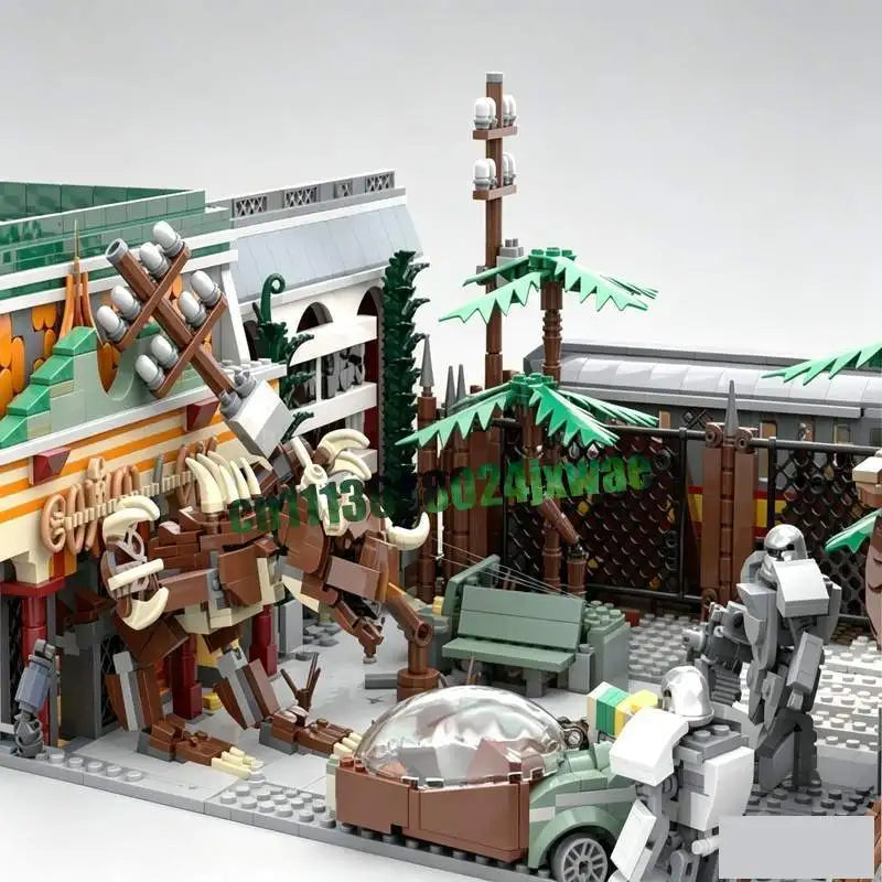 5030 PCS Post Apocalyptic City Street MOC Custom Building Blocks Urban Model Creative Assembly Educational Toy Gifts Collection