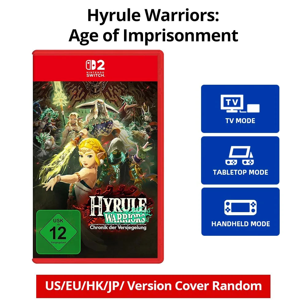 Nintendo Switch 2 Game - Hyrule Warriors Age of Imprisonment - Signature Edition Nintendo Physical Game Card for Switch 2