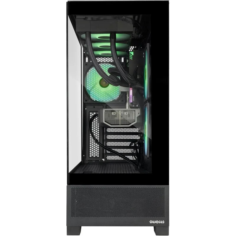MEK AI-Enhanced Gaming PC Desktop Computer -  GeForce RTX 5070 12GB, Ryzen 5 7600X up to 5.3 GHz, 32GB RGB DDR5,